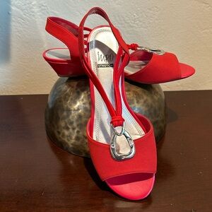 Red Impo Stretch Flats 8.5 M